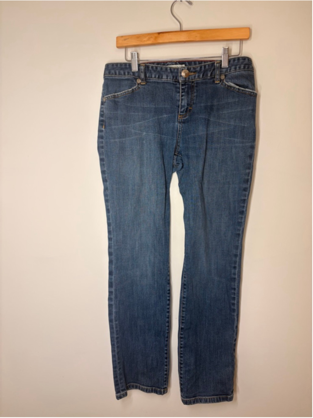 Tommy Hilfiger Low Rise straight leg Jeans Women’s Size 10 Rainbow Pocket Y2K